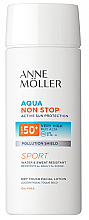 Солнцезащитный лосьон для лица - Anne Moller Aqua Non Stop Dry Touch Facial Lotion SPF50+ — фото N1