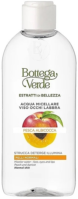 Міцелярна вода - Bottega Verde Beauty Extracts Peach & Apricot Micellar Water — фото N1