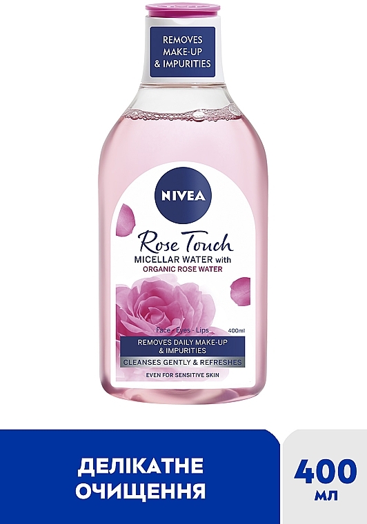 Міцелярна вода "Дотик троянди" - NIVEA Rose Touch Micellar Water — фото N2