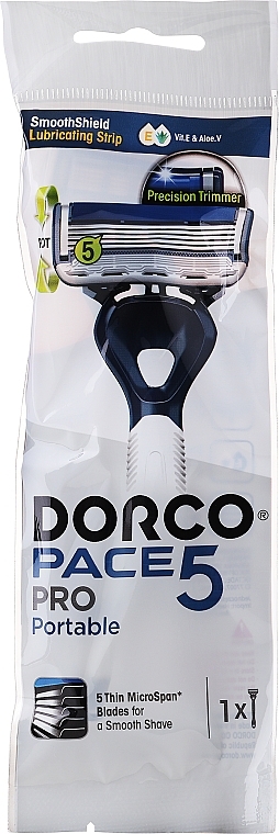 Бритвенный станок - Dorco Pace 5 PRO Portable — фото N1