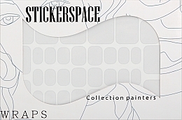 Парфумерія, косметика Дизайнерські наклейки для педикюру "Milk pedi" - StickersSpace