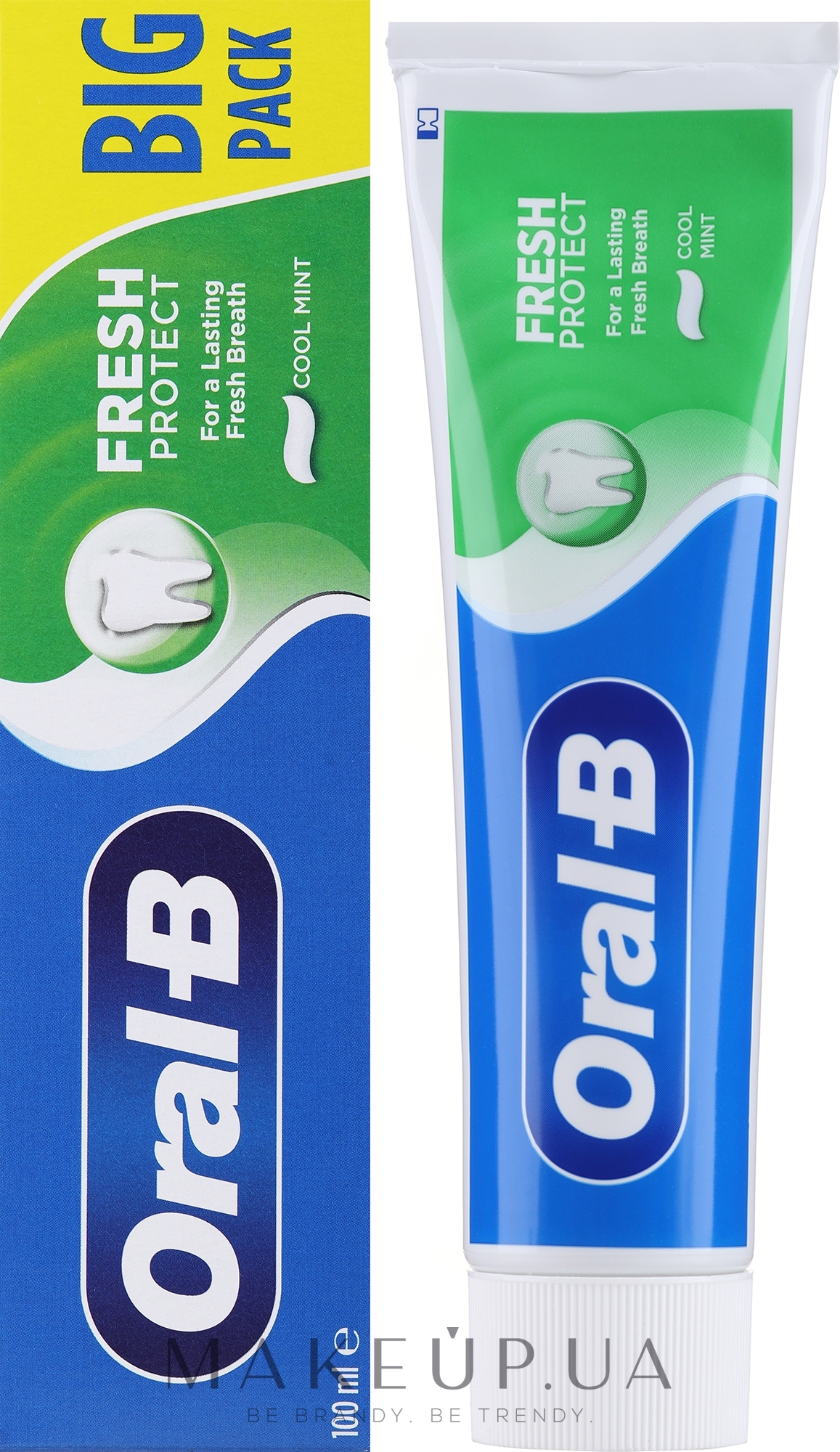 Зубная паста - Oral B 1-2-3 Fresh Mint Toothpaste  — фото 100ml