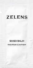 Парфумерія, косметика Зволожувальний рідкий очищувальний бальзам для обличчя - Zelens Shiso Balm Radiance Cleanser (пробник)