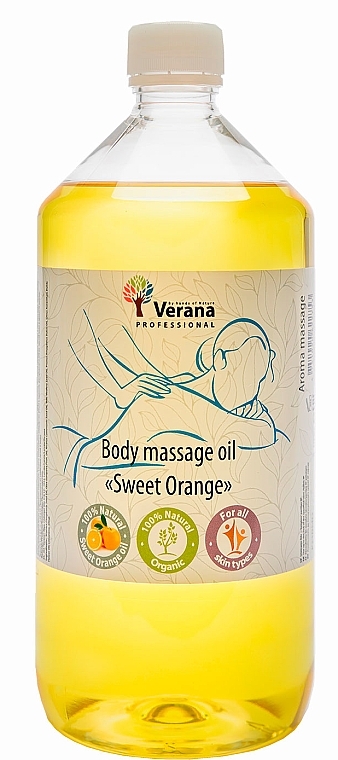 Масажна олія для тіла "Sweet Orange" - Verana Body Massage Oil — фото N2