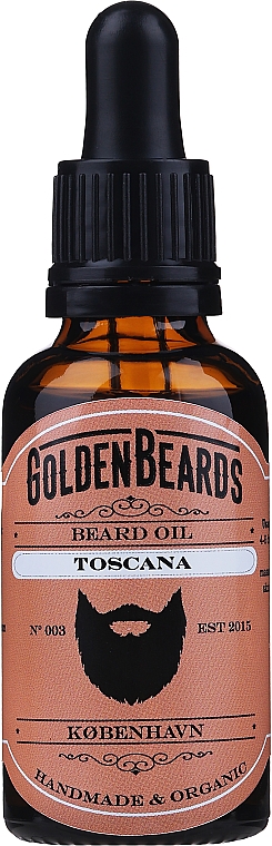 Олія для бороди "Toscana" - Golden Beards Beard Oil — фото N1