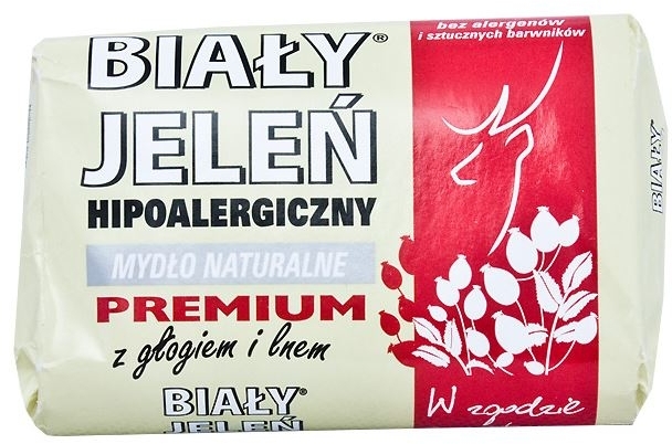 Гипоаллергенное мыло, экстракт боярышника - Bialy Jelen Hypoallergenic Soap Hawthorn — фото N1
