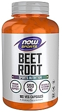 Пищевая добавка "Корень свеклы" - Now Foods Beet Root Sports — фото N1