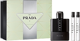 Парфумерія, косметика Prada Luna Rossa Black - Набір (edp/100ml + edp/mini/2x10ml)