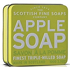 Мыло "Яблоко" - Scottish Fine Soaps Apple Soap In A Tin — фото N1