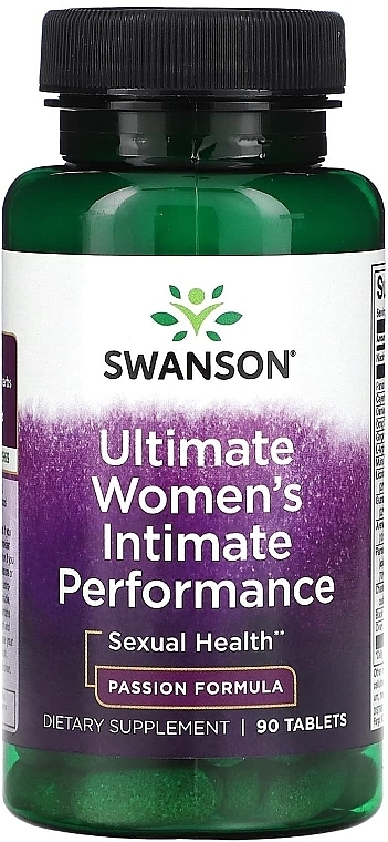 Диетическая добавка для женщин - Swanson Ultimate Women's Intimate Performance — фото N1