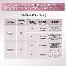 Стойкая профессиональная крем-краска для волос - jNOWA Professional Siena Chromatic Save — фото N4