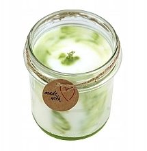 Ароматична мармурова свічка "Зелене яблуко" - Miabox Candle Green Apple — фото N2
