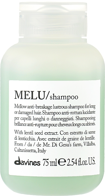 Шампунь для пошкодженого волосся - Davines Melu Shampoo Anti-Rottura Lucidante