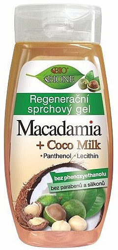 Гель для душу - Bione Cosmetics Macadamia + Coco Milk — фото N1