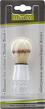 Помазок для бритья PB-01, белый - Beauty LUXURY — фото N1