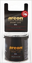 Парфумерія, косметика Ароматизований гель для повітря "Платина" - Areon GEL CAN Sport Lux Blister Platinum