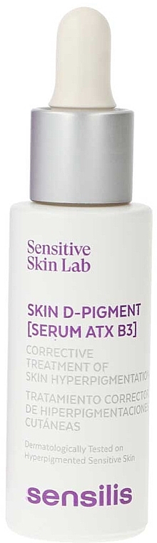 Сыворотка против пигментных пятен - Sensilis Skin D-Pigment Serum ATX B3 Corrective Treatment — фото N1