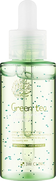 Ампульная ночная сыворотка с зеленым чаем - 3W Clinic Green Tea Natural Time Sleep Ampoule — фото N1