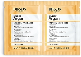 ПОДАРУНОК! Набір - Dikson Super Argan (h/shm/15 ml + h/mask/15 ml) — фото N1