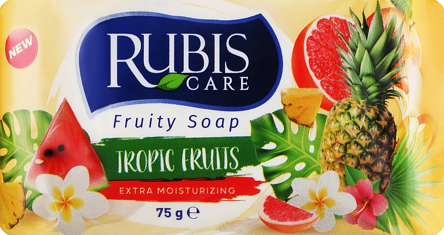 Мило "Тропічні фрукти" - Rubis Care Tropic Fruits Fruity Soap — фото N1