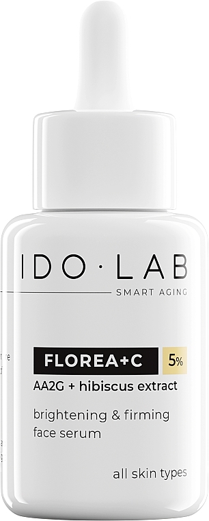 Освітлювальна сироватка для обличчя - Idolab Florea + C 5% Brightening And Firming Face Serum — фото N1