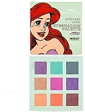 Палетка тіней для повік "Аріель" - Mad Beauty Disney POP Princess Mini Ariel Eyeshadow Palette — фото N1