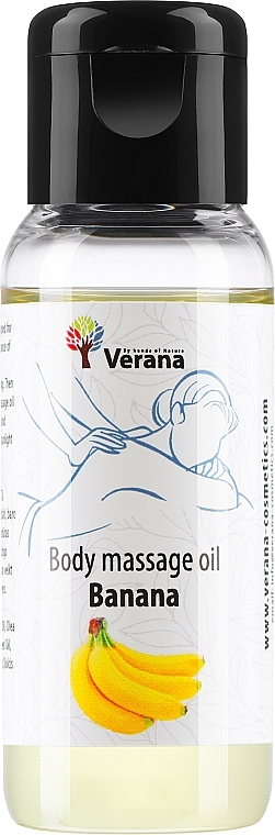 Массажное масло для тела «Banana» - Verana Body Massage Oil  — фото N1
