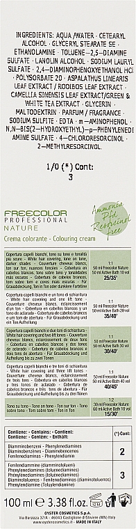 Краска для волос, безаммиачная - Oyster Cosmetics Freecolor Natura  — фото N3