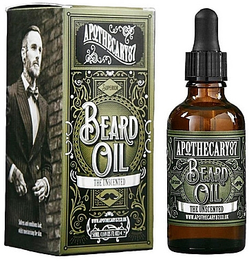 Олія для бороди - Apothecary 87 The Unscented Beard Oil — фото N4