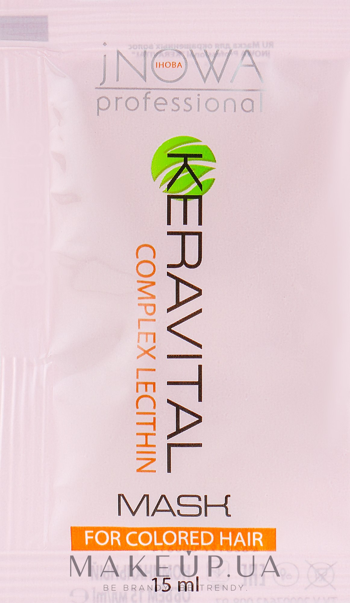 Маска для интенсивного ухода за окрашенными волосами - jNOWA Professional KeraVital Balsam (пробник) — фото 15ml