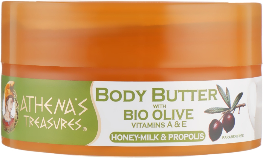 Масло для тіла "Мед з молоком і прополісом" - Pharmaid Athenas Treasures Body Butter Bio Olive Honey-Milk & Propolis — фото N2
