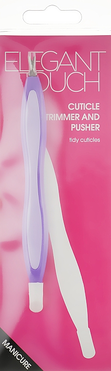 Тример для кутикули - Elegant Touch Cuticle Trimmer And Pusher — фото N1