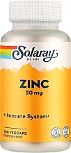 Харчова добавка "Цинк", 50 мг - Solaray Zinc 50mg — фото N1