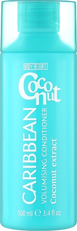 ПОДАРОК! Кондиционер для волос ''Карибский Кокос'' - Body Resort Caribbean Coconut Volumising Conditioner Coconut Extract  — фото N1