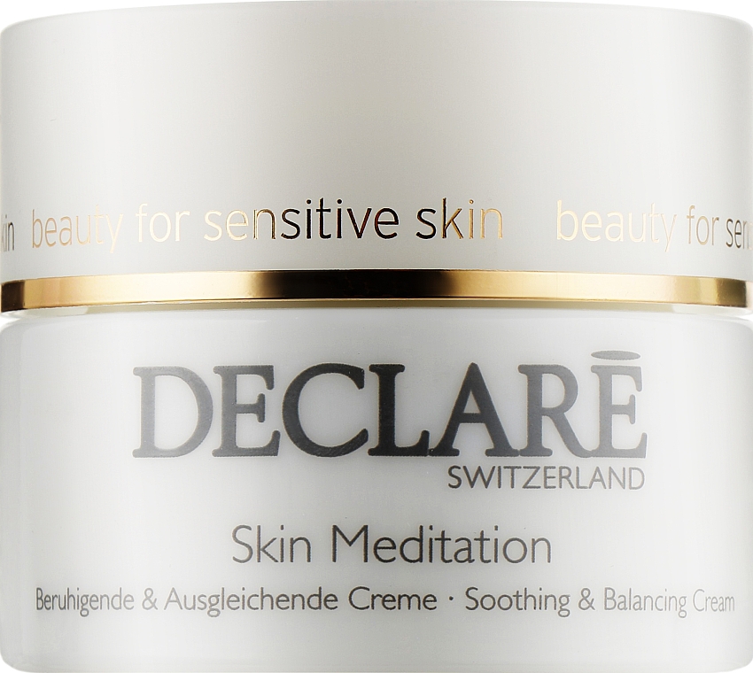 Успокаивающий, восстанавливающий крем - Declare Skin Meditation Soothing & Balancing Cream