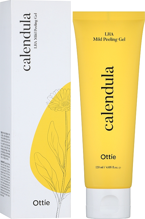 Пілінг-гель для проблемної шкіри обличчя з екстрактом календули - Ottie Calendula LHA Mild Peeling Gel — фото N3