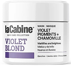 Парфумерія, косметика Маска для світлого волосся - La Cabine Violet Blond Mask Violet Pigments + Chamomille
