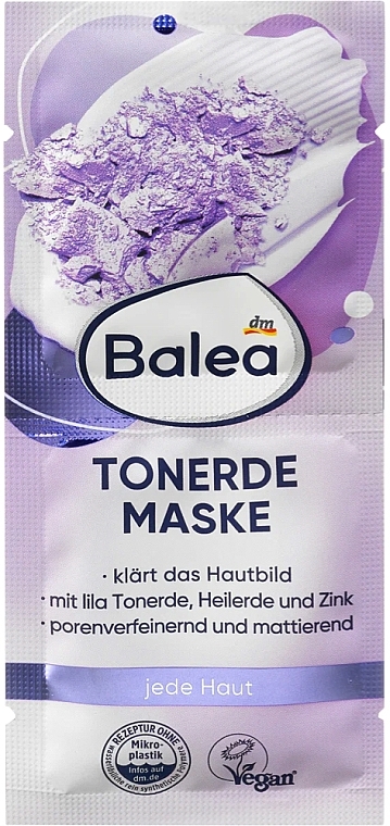 Маска для лица - Balea Clay Mask — фото N1