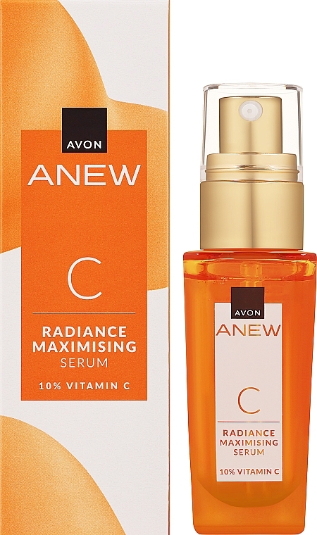 Осветляющая и омолаживающая сыворотка для лица с 10% витамином С - Avon Anew Vitamin C Radiance Maximizing Serum — фото N2