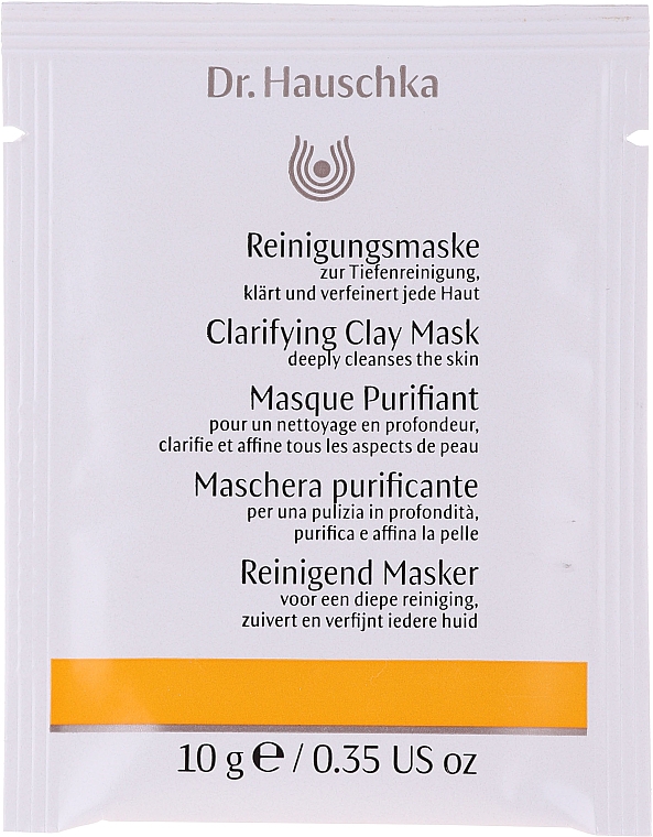 Очищающая маска для лица с глиной - Dr. Hauschka Clarifying Clay Mask (мини) — фото N2