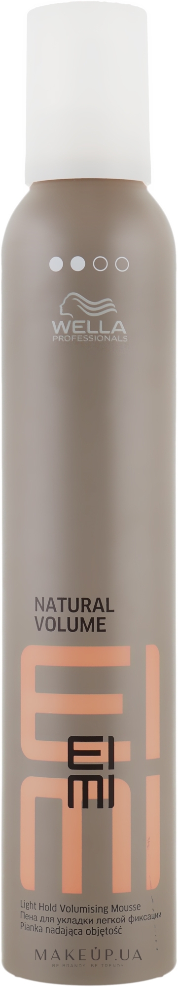 Пена для укладки волос легкой фиксации - Wella Professionals EIMI Styling Natural Volume — фото 300ml