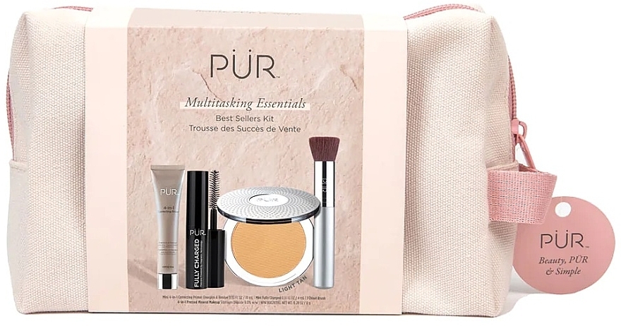 Набір, 5 продуктів - Pur Multitasking Essential Kit Light Tan — фото N1