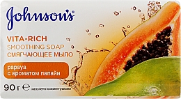 Смягчающее мыло с экстрактом папайи - Johnson’s® Body Care Vita-Rich — фото N1