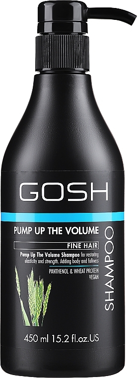 Шампунь для объема волос - Gosh Copenhagen Pump up the Volume Shampoo — фото N3