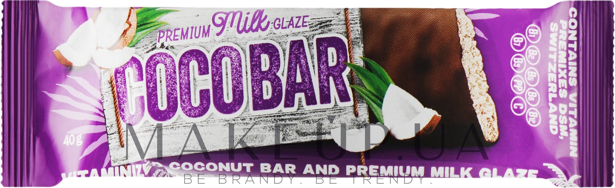 Батончик в молочной кондитерской глазури - Vitapak Coco Bar — фото 40g