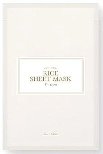 Увлажняющая тканевая маска с экстрактом риса - I'm from Rice Sheet Mask — фото N1