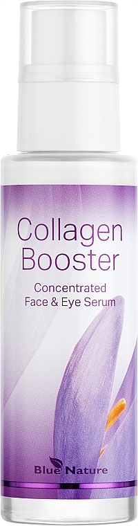Концентрована сироватка для обличчя та під очі - Blue Nature Collagen Booster — фото N1