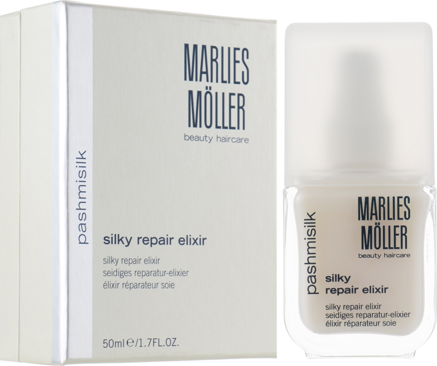 Відновлювальна сироватка для волосся - Marlies Moller Pashmisilk Silky Repair Elixir — фото N2
