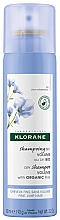 Парфумерія, косметика Сухий шампунь із органічним льоном для тонкого волосся  - Klorane Volume Fine Hair With Organic Flax