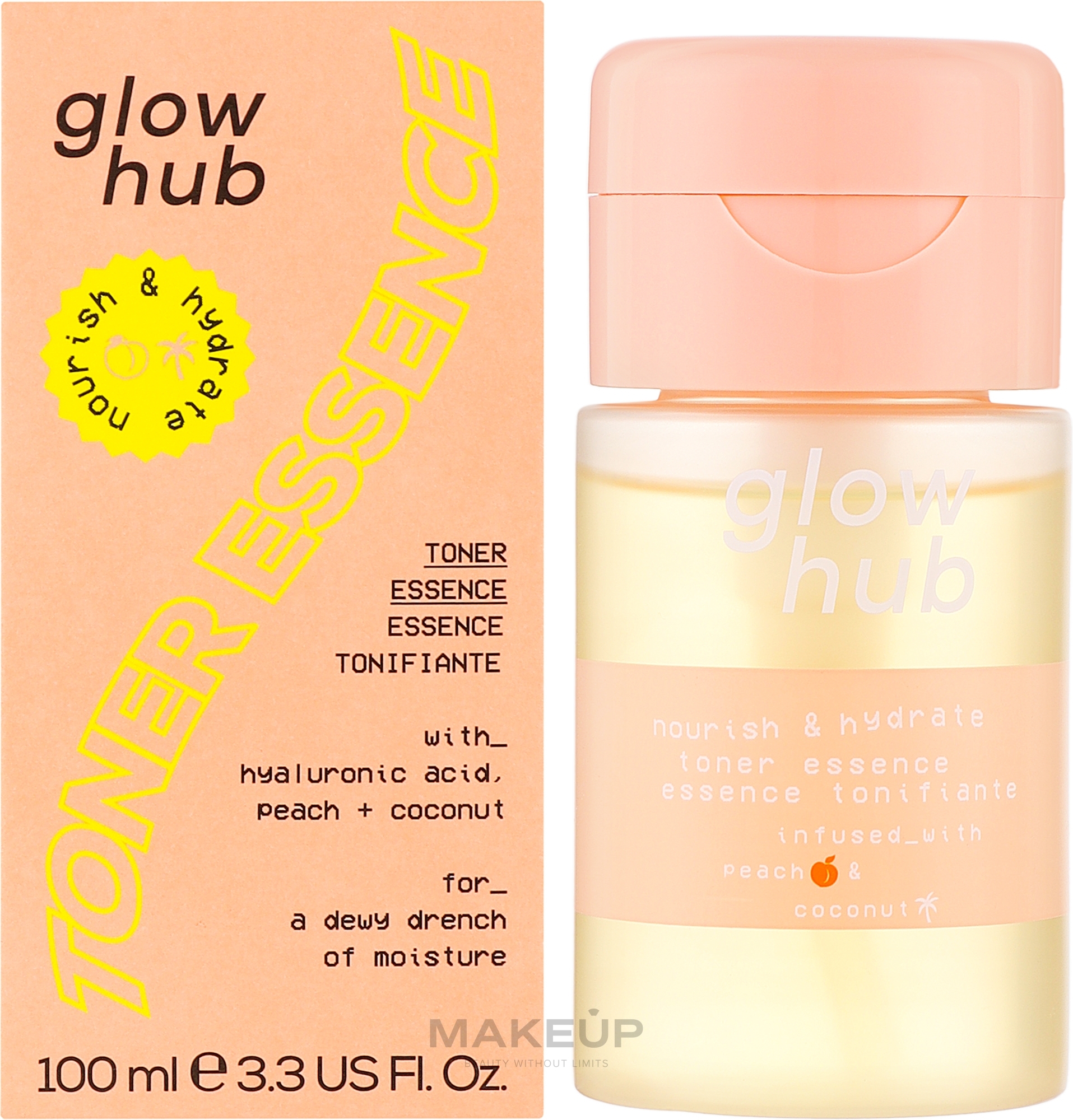 Тонер-есенція для живлення шкіри - Glow Hub Nourish & Hydrate Toner Essence — фото 100ml